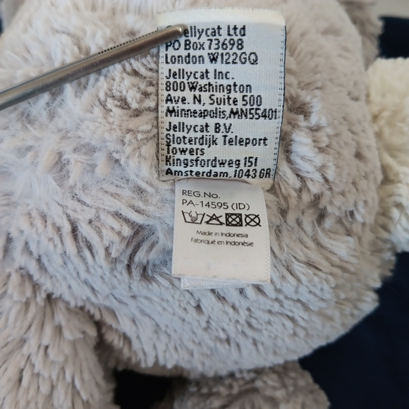 Jelly Cat Bashful Silver Grey Bunny Large Stuffed Animal Plush Toys 14.2in - Picture 13 of 16